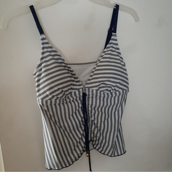 Kenneth Cole Reaction bikini swimsuit bathing suit 2 peice & tankini top s swim - Picture 1 of 11